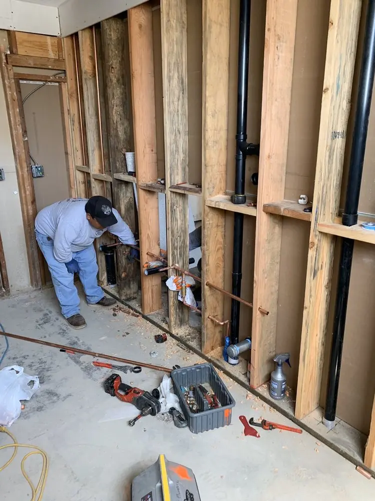 Commercial rough-in plumbing for Water Heater Replacement in Condron